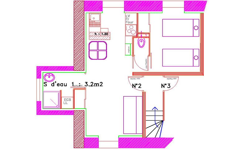 Plan Location Appartement Sancy 2